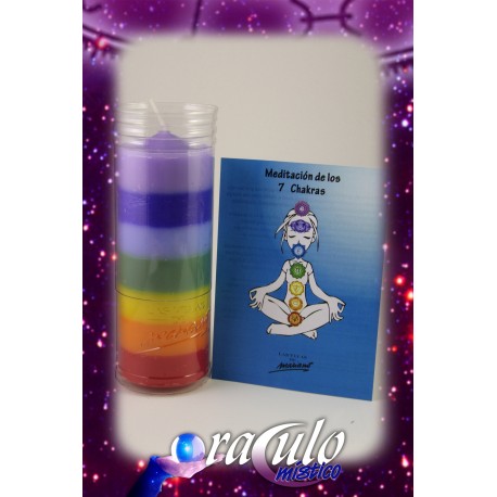 VELÓN ORACIÓN 7 CHAKRAS