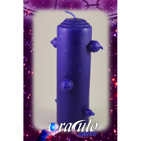 VELÓN PREPARADO 7 MECHAS AZUL