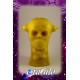 VELÓN ESPECIAL CALAVERA 3 MECHAS AMARILLO